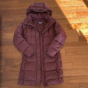 Patagonia Women's Maroon Puffer Jacket